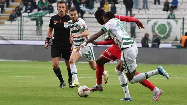 Konyaspor - Samsunspor maçından kareler 5