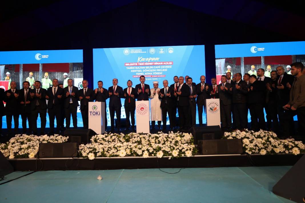 Bakan Murat Kurum'a Karapınar'da sevgi seli 11