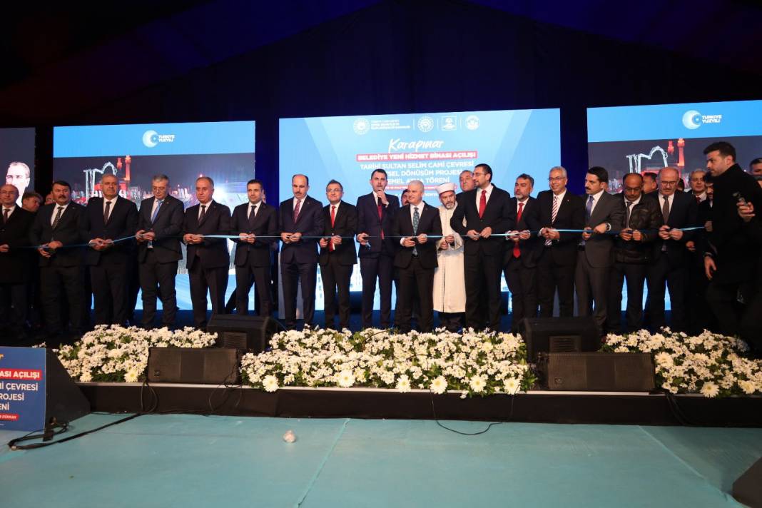 Bakan Murat Kurum'a Karapınar'da sevgi seli 21