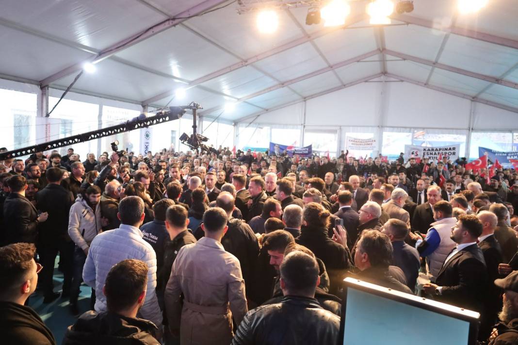 Bakan Murat Kurum'a Karapınar'da sevgi seli 22