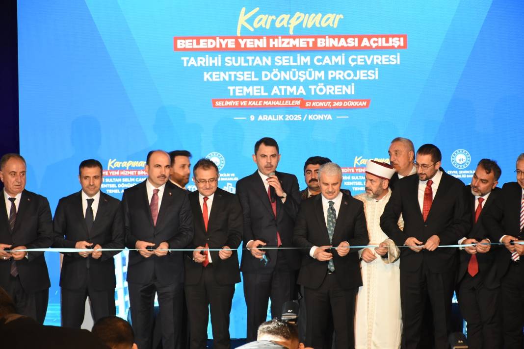 Bakan Murat Kurum'a Karapınar'da sevgi seli 25