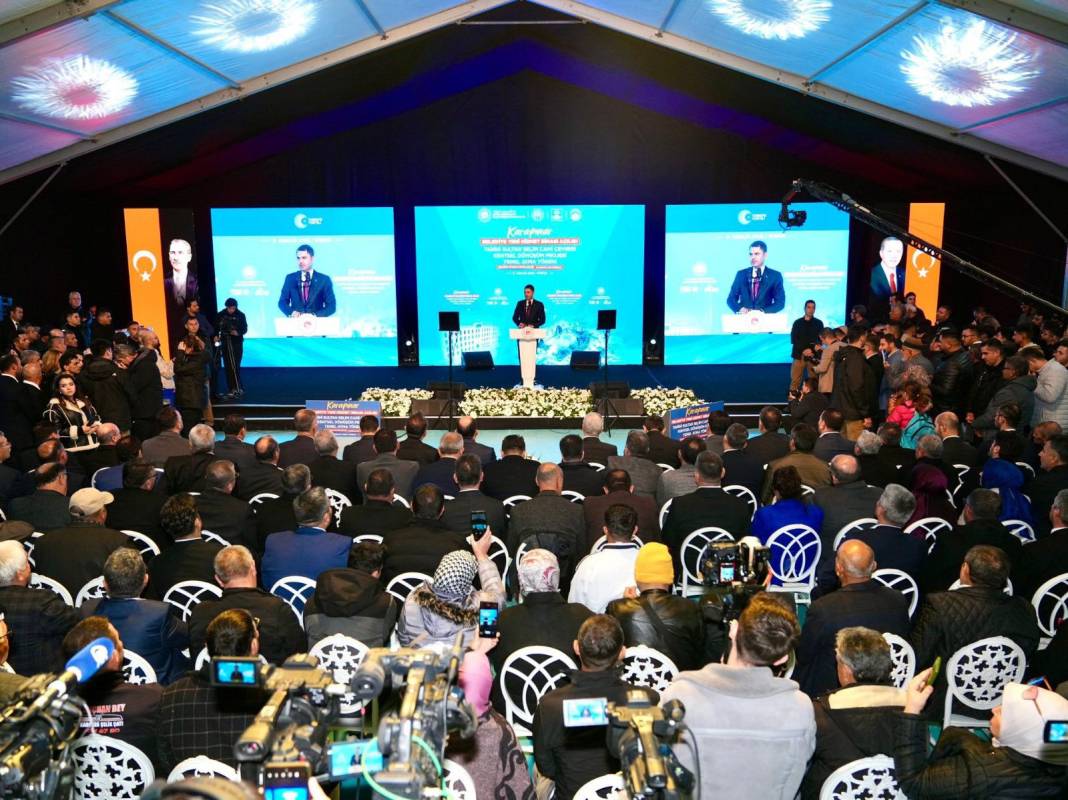 Bakan Murat Kurum'a Karapınar'da sevgi seli 26