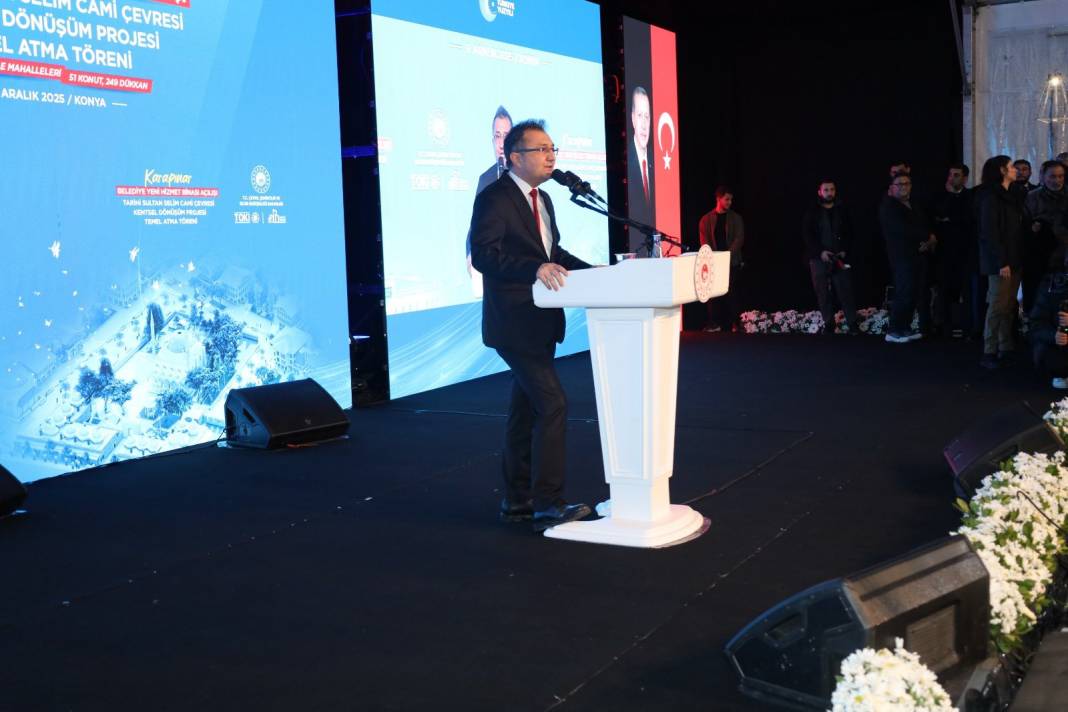 Bakan Murat Kurum'a Karapınar'da sevgi seli 9