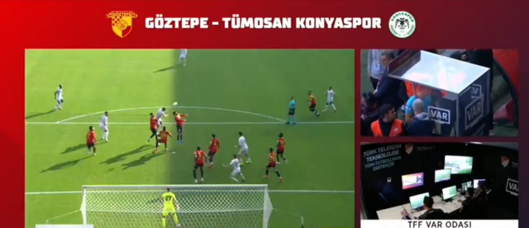 Göztepe - Konyaspor maçının VAR kayıtları açıklandı! İşte Konyaspor'un iptal edilen penaltının nedeni