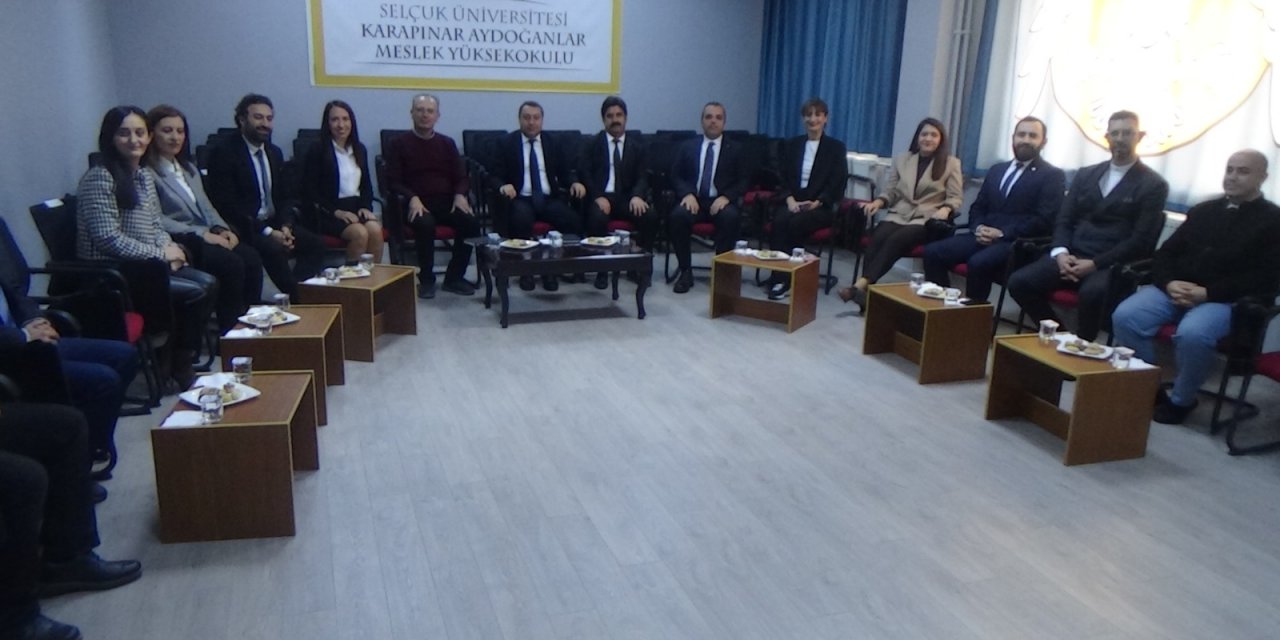 Soydal ve Tulukcu Aydoğanlar MYO’yu ziyaret etti