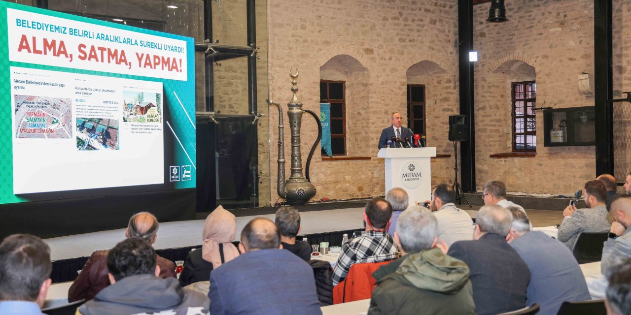 "Meram ve Meramlının hakkını kimseye yedirmeyiz!"