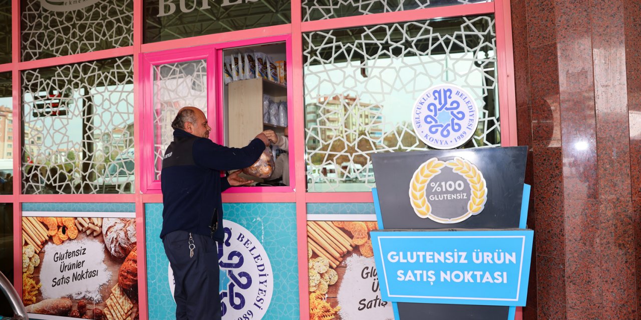 Selçuklu Belediyesi Glutensiz Satış Noktası çölyak hastalarının tercihi oluyor