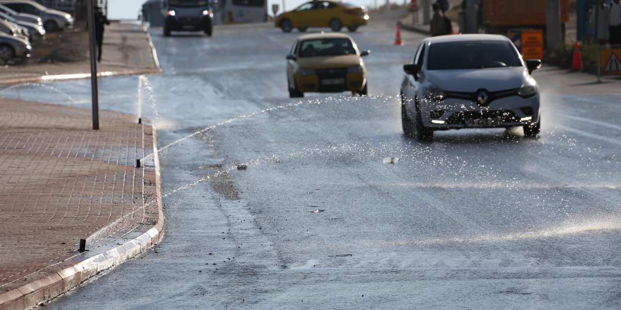 Meram'da rötar fıskiye sistemi kışa hazır