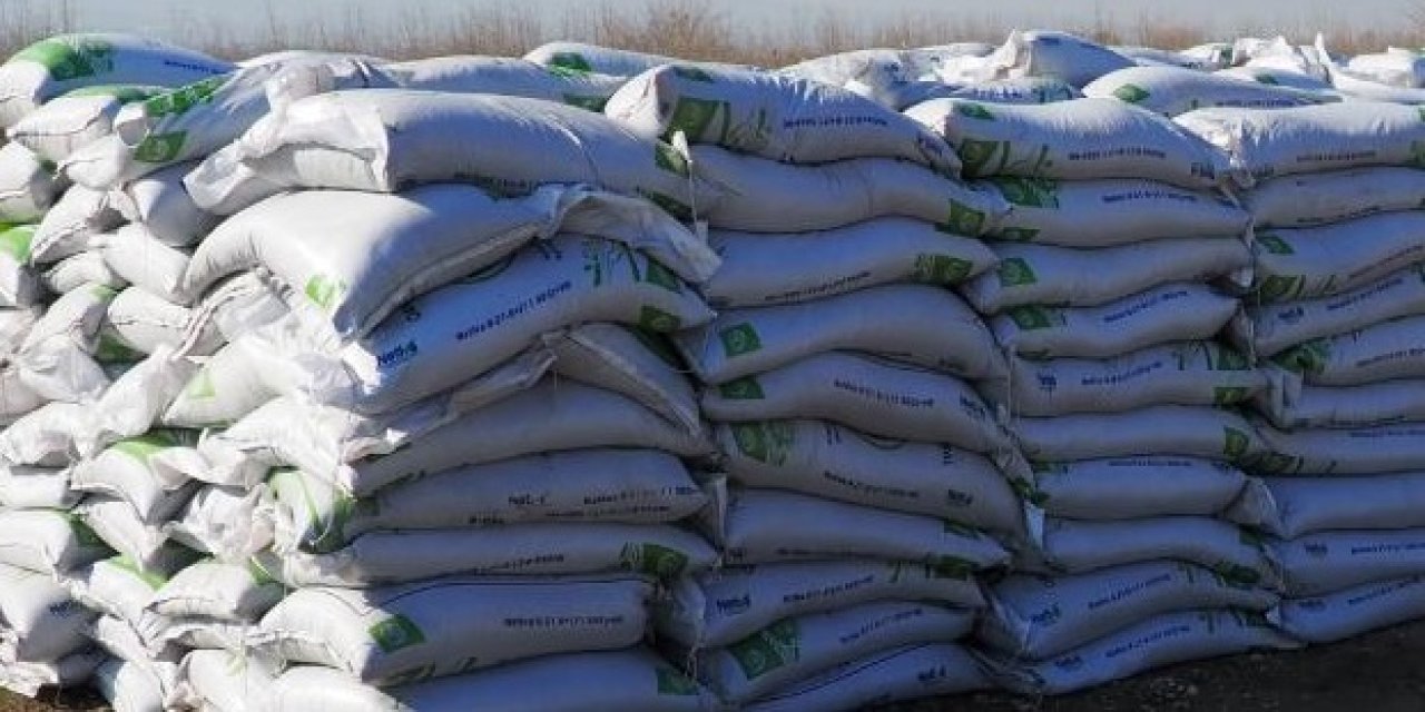 Konya'da 30 ton kaçak gübre ele geçirildi