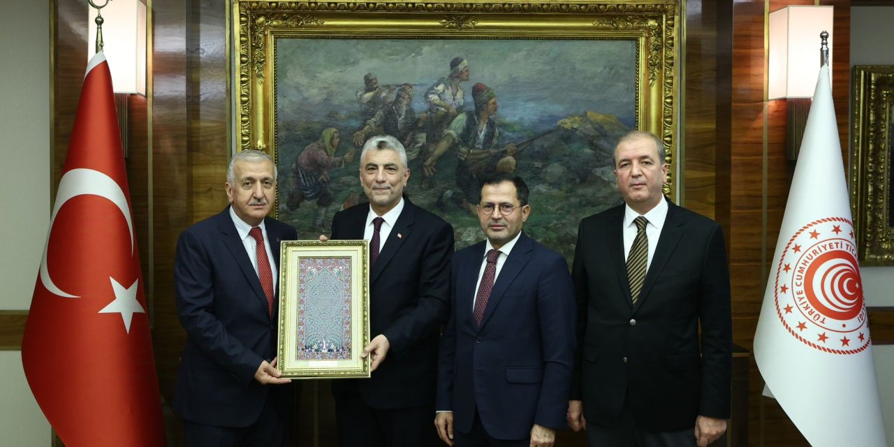 Başkan Büyükeğen, Ticaret Bakanı Bolat’ı ziyaret etti