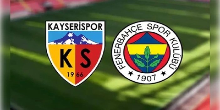 Kayserispor Fenerbahçe maç özeti ve golleri izle! (VİDEO) Kayserispor Fenerbahçe geniş özeti! Golleri kim attı, maç kaç kaç bitt