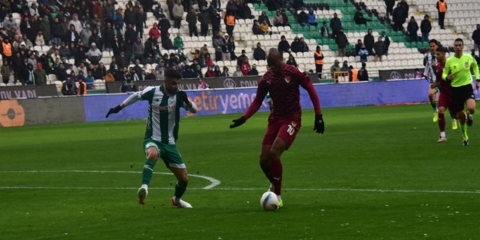 Konyaspor Hatayspor maçından kareler