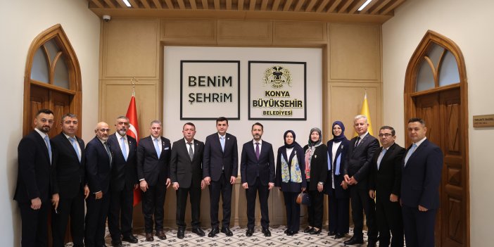 Konya Büyükşehir'e gurur veren ziyaret