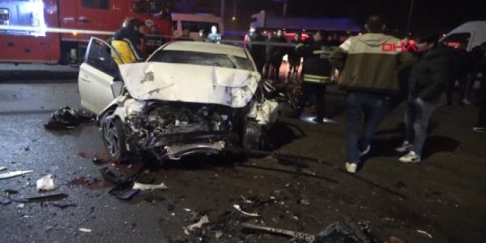 Yolcu otobüsü ile otomobil çarpıştı: 1 ÖLÜ