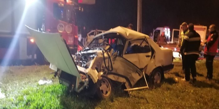 Kafa kafaya çarpıştılar karı koca hayatını kaybetti