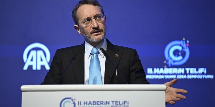 İletişim Başkanı Altun'dan açıklama