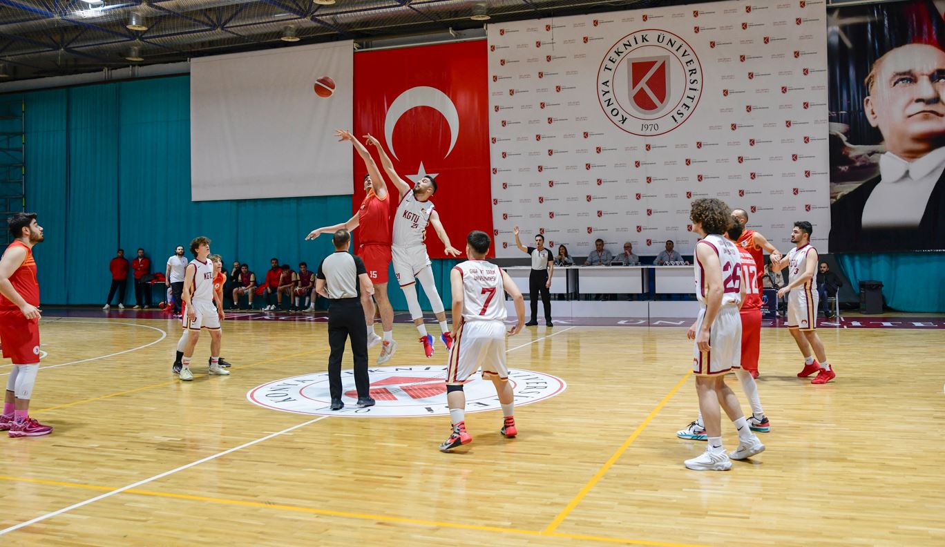 KTÜN basketbol takımından 71-49 skorluk galibiyet