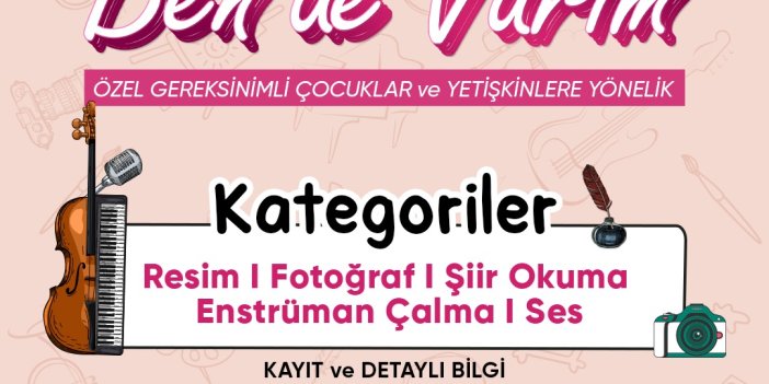 Konya Büyükşehir’den “Ben de Varım” yarışması