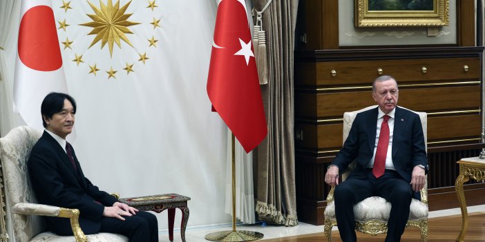 Cumhurbaşkanı Erdoğan Japonya Veliaht Prensini kabul etti