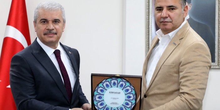 Konya Genç İş İnsanları Derneği, Vali Akın'ı Ziyaret Etti!