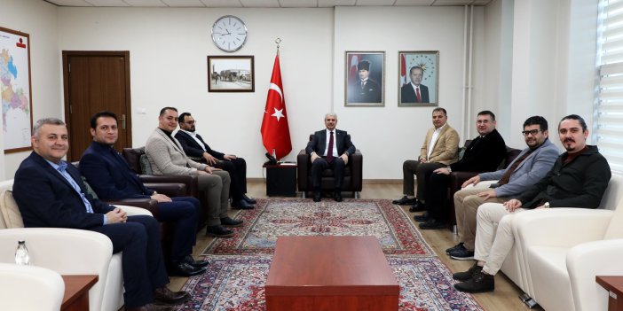 Konya Genç İş İnsanları Derneği, Vali Akın'ı Ziyaret Etti!