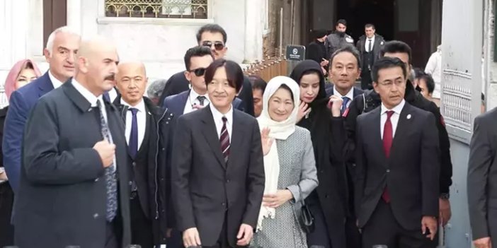 Japonya Veliaht Prens ve Prensesi, Ayasofya Camii'ni ziyarette bulundu