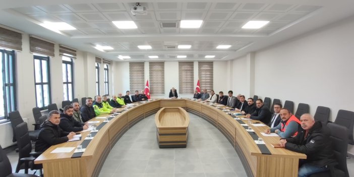 Seydişehir'de kış tedbirleri toplantısı düzenlendi