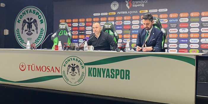 Konyaspor Teknik Direktörü Uçar penaltıya tepki gösterdi: Üzgünüz!