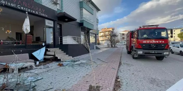 Selçuklu'da doğal gaz patlamasında 1 kişi yaralandı