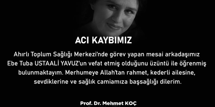 Konya'da sağlık çalışanı genç yaşta hayatını kaybetti