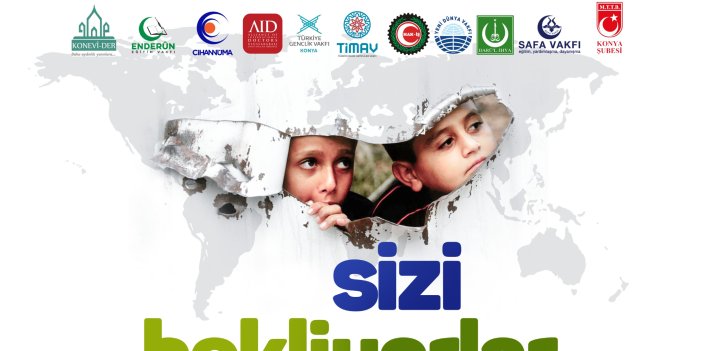 Konya’da “Sizi Bekliyorlar” yardım çalışmasI başlatıldı