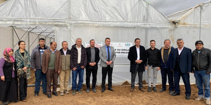 Beyşehir'de seralar üreticilerle buluşturuldu