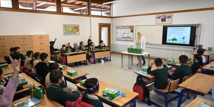 Tarım şehri Konya'nın çocukları çiftçiliği öğreniyor