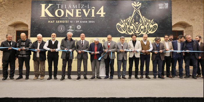 Meram'da ‘Telamiz-İ Konevi-4 Hat Sergisi’ açıldı