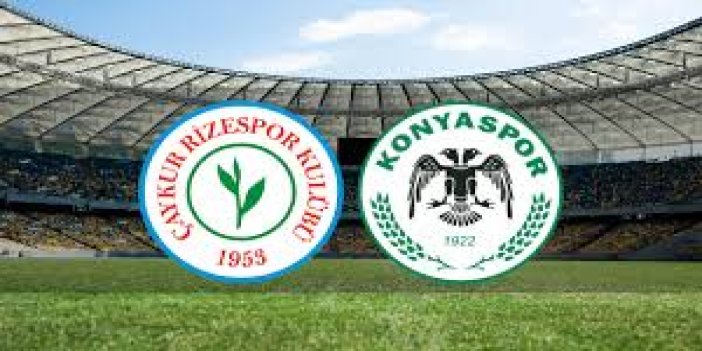 Çaykur Rizespor - Konyaspor maçı ne zaman, saat kaçta, hangi kanalda?
