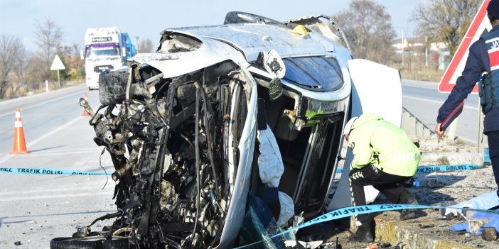 Konya'da kazada ölen 3 kişi defnedildi