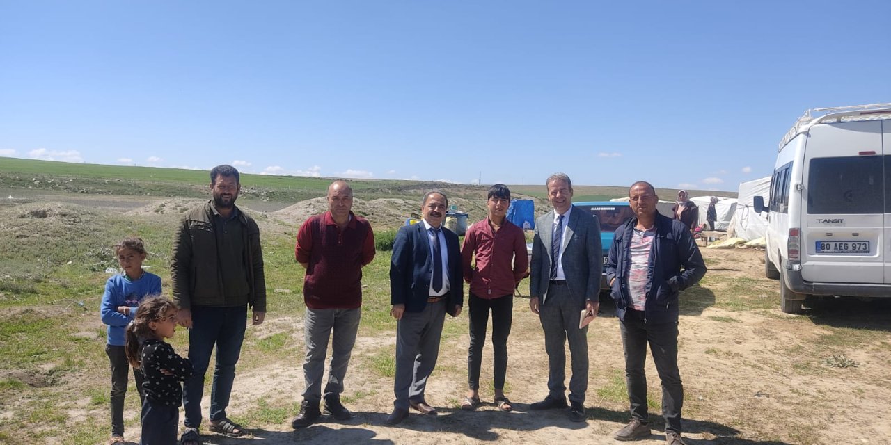 Yunak'ta gezici tarım işçi çocukları okulla buluşuyor
