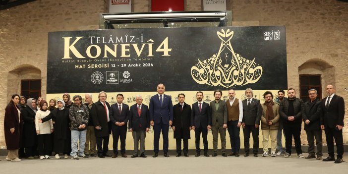 Kültür ve Turizm Bakanı Ersoy, Konya'da hat sergisini ziyaret etti