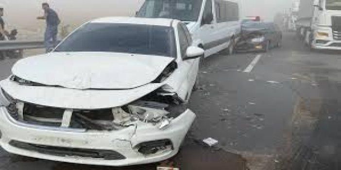 Konya-Ilgın kara yolunda  zincirleme trafik kazası