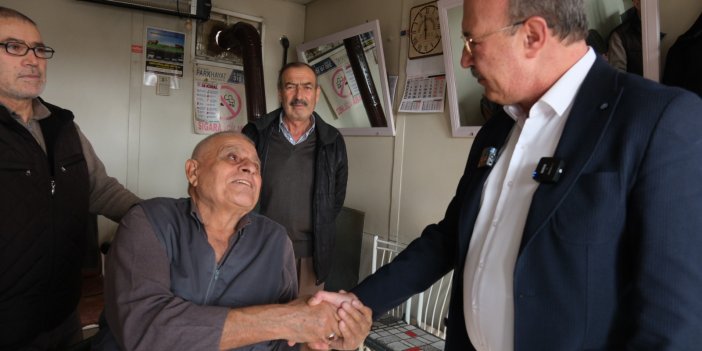 Akşehir Belediye Başkanı Dr. A. Nuri Köksal eski ayakkabıcı esnafını ziyaret etti