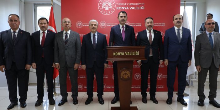 Bakan Kurum Konya Valiliği'ni ziyaret etti