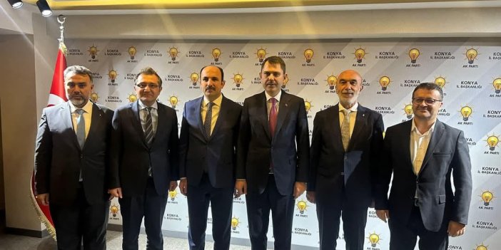 Karapınar heyeti Bakan Murat Kurum ile görüştü