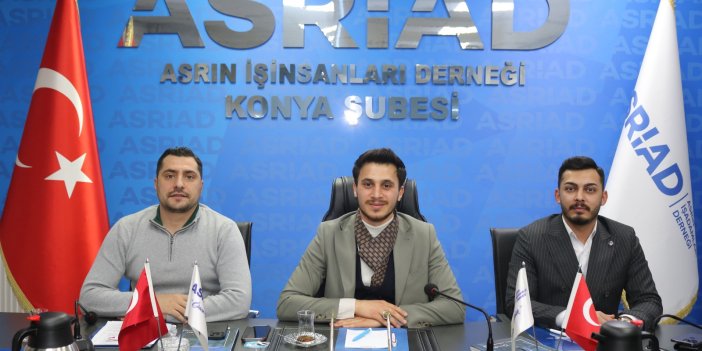 Genç ASRİAD Konya 2025 yılını planlama toplantısında bir araya geldi