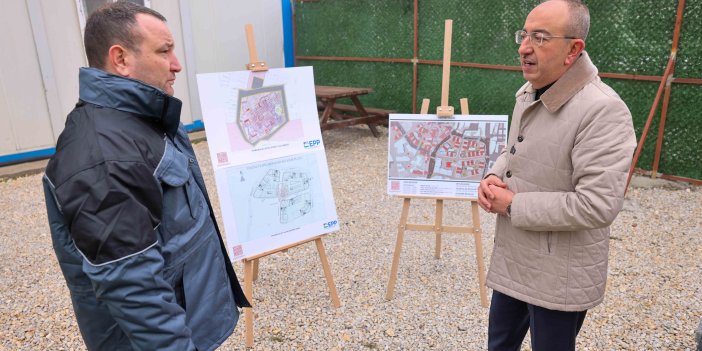 Başkan Kavuş Suriçi Çarşısı 1. Etabı’nda incelemelerde bulundu