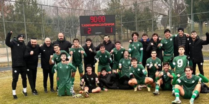 Konyaspor U19  evinde galip geldi