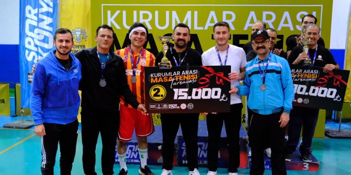 Konya’da “Kurumlar Arası Masa Tenisi Turnuvası” Heyecanı Yaşandı