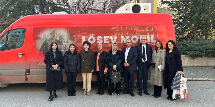LÖSEV, Konya’daki aileleri unutmadı