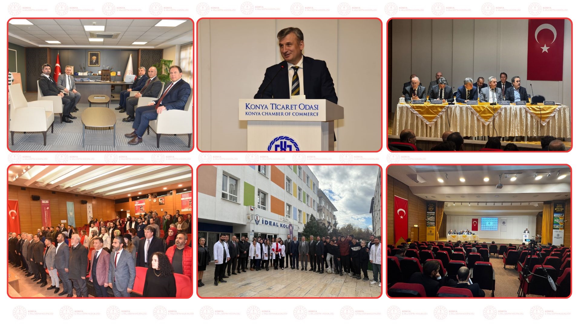 Özel Öğretim Kurumları Genel Müdürü Fethullah Güner'in Konya’da ziyaretlerde bulundu