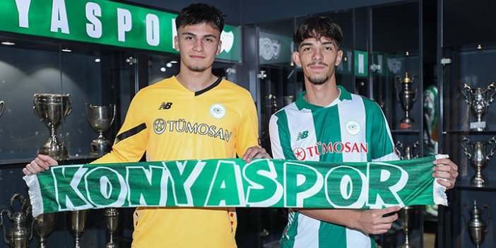 Konyaspor genç oyuncular ile profesyonel sözleşme imzaladı