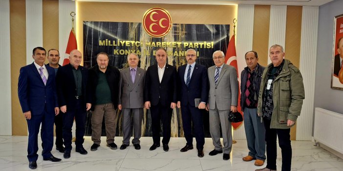 TEMAD, Milliyetçi Hareket Partisi Konya İl Başkanlığı ziyaret etti